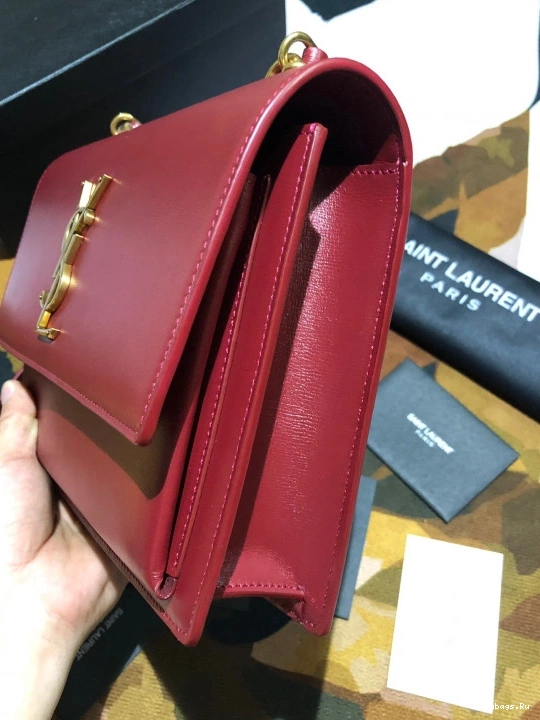 MEDIUM YSL SUNSET IN LEATHER SATCHEL SMOOTH 0716